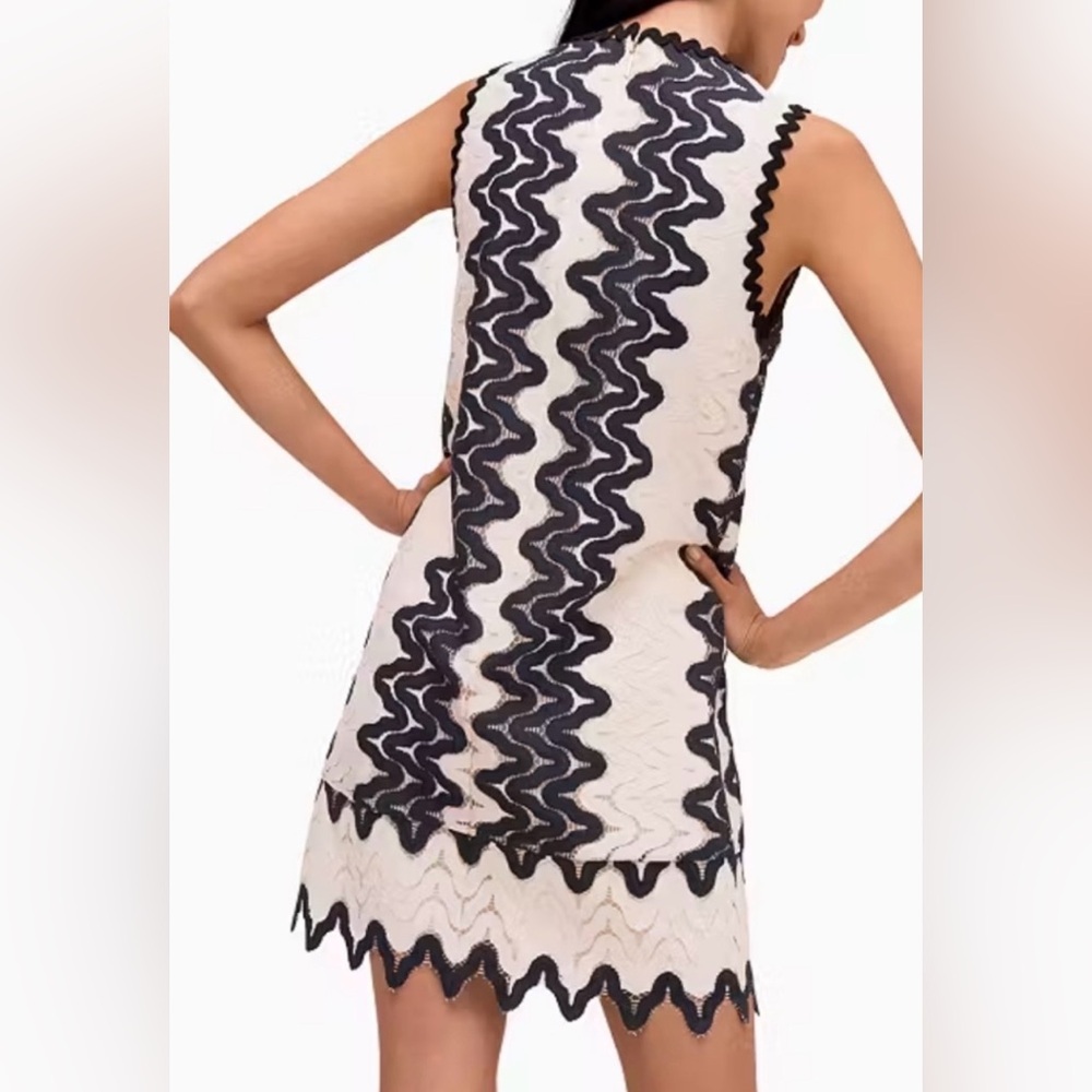 Kate Spade Shift Dress Cream and Black - Picture 2 of 10